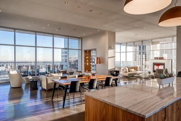 Dining room, Interior, Living room, Recessed Lighting