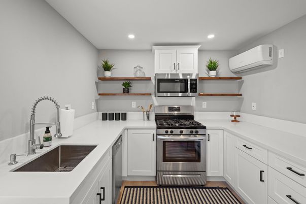 Interior, Kitchen, Recessed Lighting, Stainless Steel Appliances