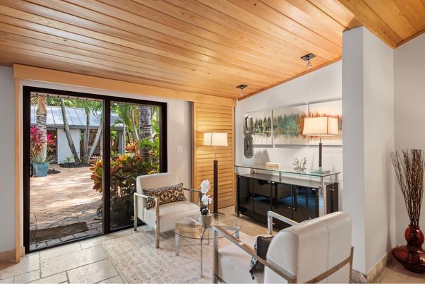 Home Office, Interior, Wooden Ceilings