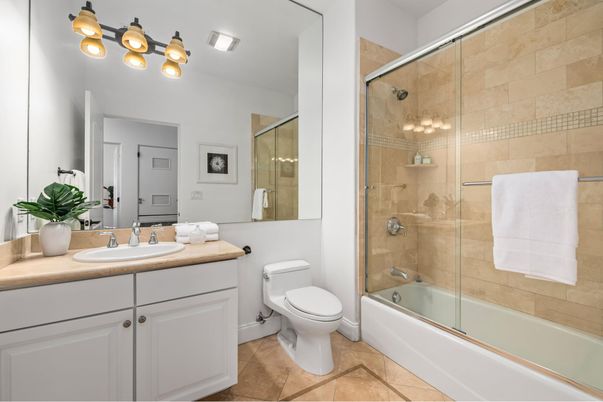 Bathroom, Glass Shower, Interior