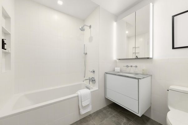 Bathroom, Interior, Recessed Lighting