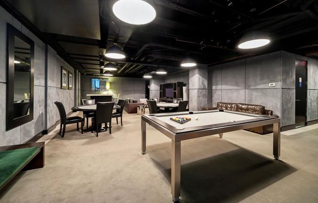 Billiard Table, Dining room, Game Room, Interior