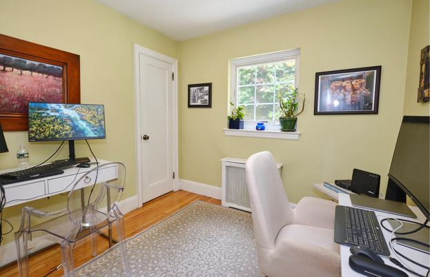 Home Office, Interior, Wood Texture Flooring
