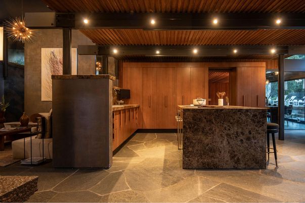 Interior, Recessed Lighting, Wooden Walls