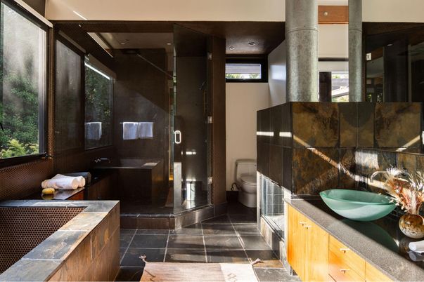 Bathroom, Glass Shower, Interior