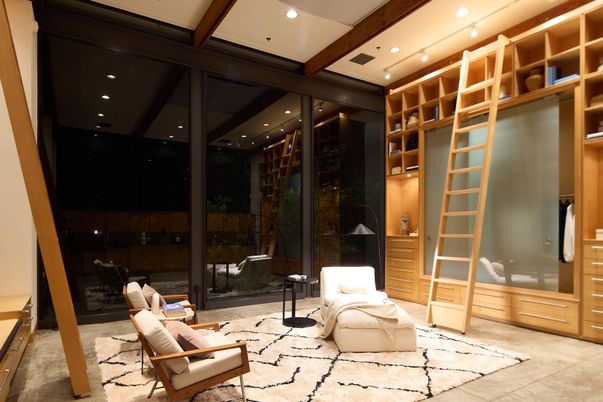 Interior, Recessed Lighting, Wooden Beams