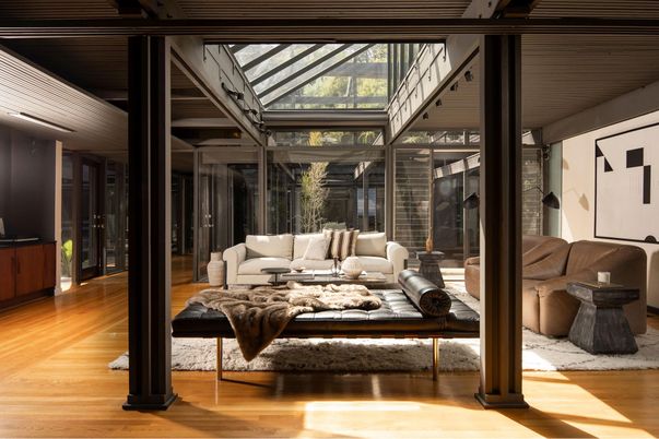 Interior, Living room, Sun Room, Wood Texture Flooring