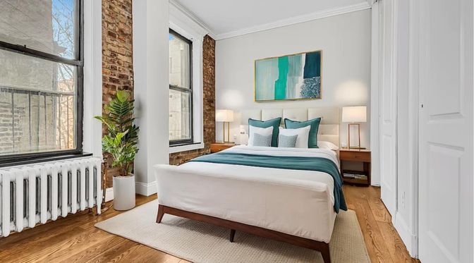 Bedroom, Interior, Wood Texture Flooring