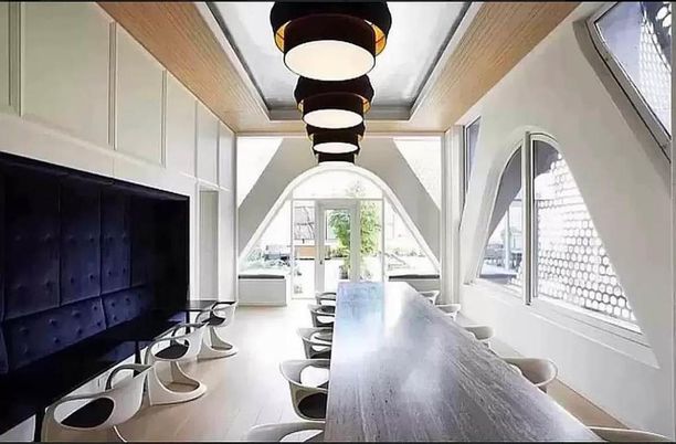 Interior, Pendant Lights, Wood Texture Flooring