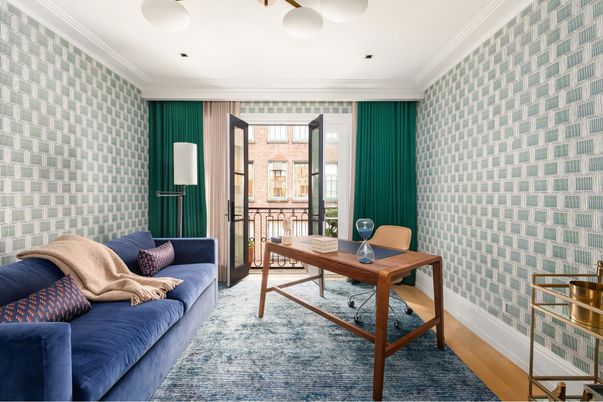 Home Office, Interior, Wood Texture Flooring