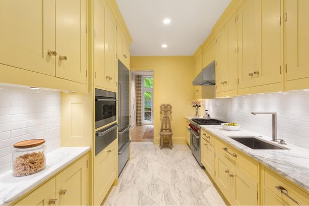 Interior, Kitchen, Marble, Recessed Lighting