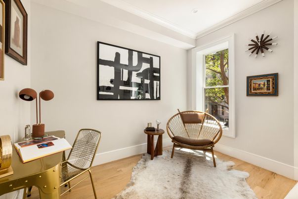 Home Office, Interior, Wood Texture Flooring