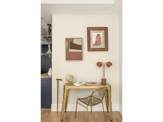 Home Office, Interior, Wood Texture Flooring
