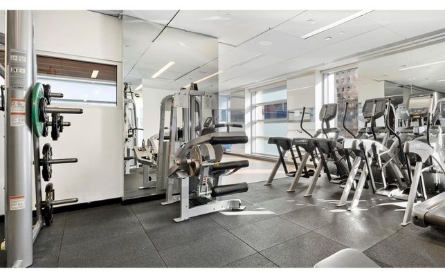 Fitness Equipment, Gym, Interior, Recessed Lighting