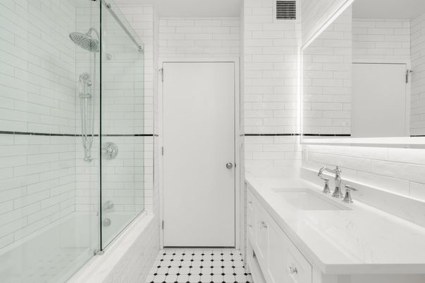 Bathroom, Glass Shower, Interior