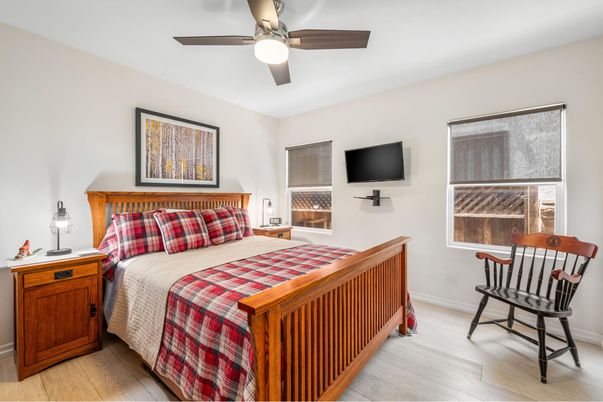 Bedroom, Interior, Wood Texture Flooring