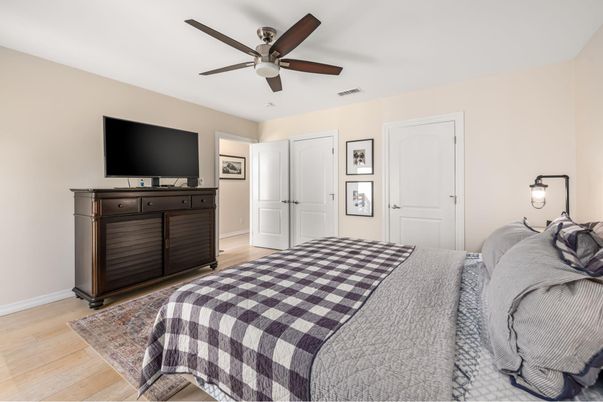 Bedroom, Interior, Wood Texture Flooring