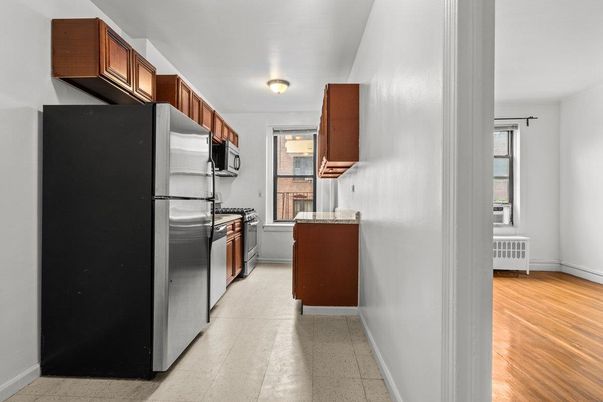 Interior, Kitchen, Wood Texture Flooring