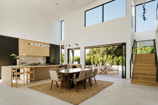Dining room, Interior, Kitchen, Pendant Lights
