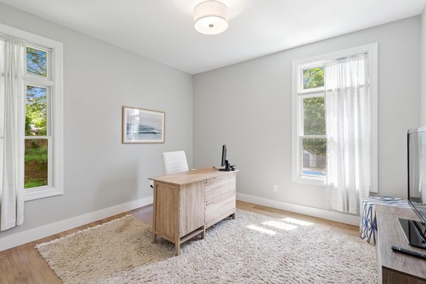 Home Office, Interior, Wood Texture Flooring