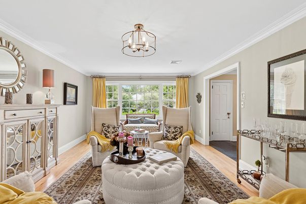 Chandelier, Interior, Living room, Wood Texture Flooring