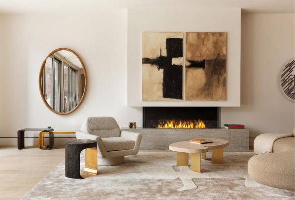 Fireplace, Interior, Living room