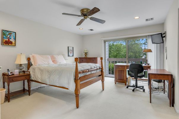 Bedroom, Home Office, Interior, Recessed Lighting