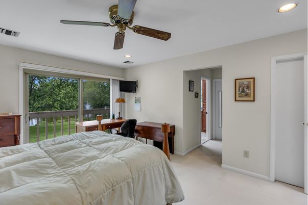 Bedroom, Interior, Recessed Lighting