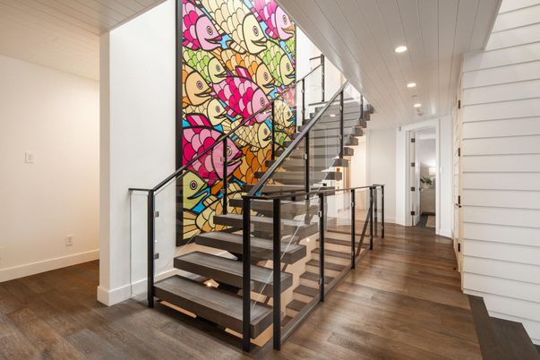 Interior, Recessed Lighting, Wood Texture Flooring