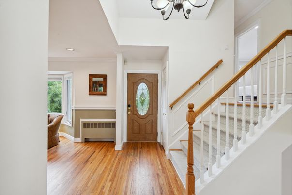 Chandelier, Interior, Recessed Lighting, Wood Texture Flooring