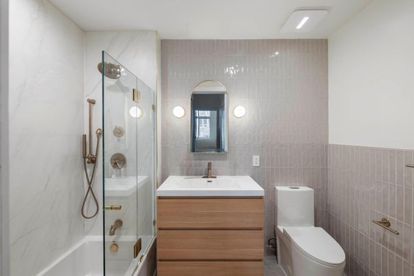 Bathroom, Glass Shower, Interior