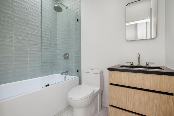 Bathroom, Glass Shower, Interior