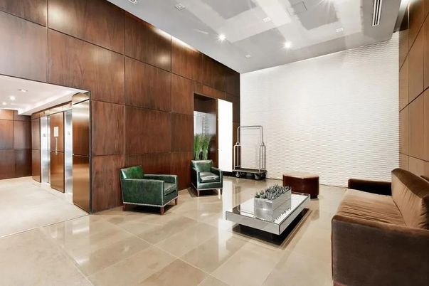 Elevator, Interior, Recessed Lighting, Wooden Walls