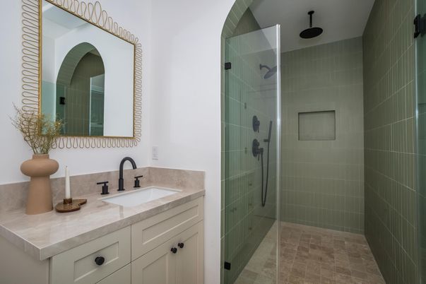 Bathroom, Glass Shower, Interior