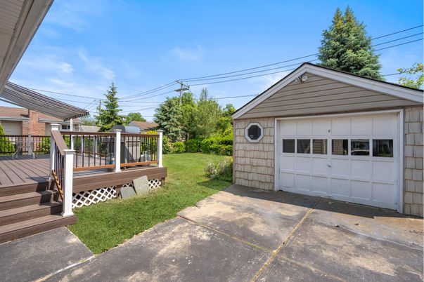Backyard, Detached Garage, Exterior