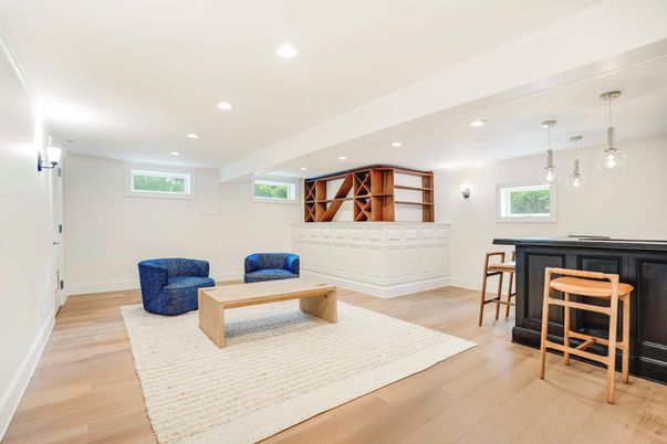 Interior, Pendant Lights, Recessed Lighting, Wood Texture Flooring