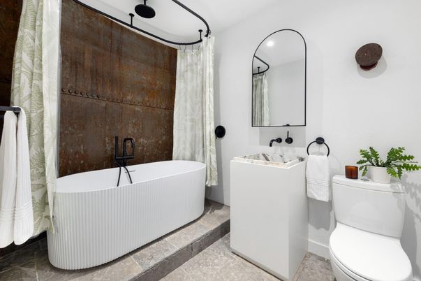 Bathroom, Free Standing Baths, Interior, Recessed Lighting