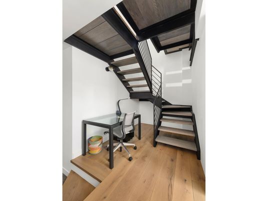 Home Office, Interior, Wood Texture Flooring