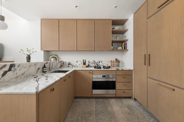 Interior, Kitchen, Recessed Lighting, Stainless Steel Appliances