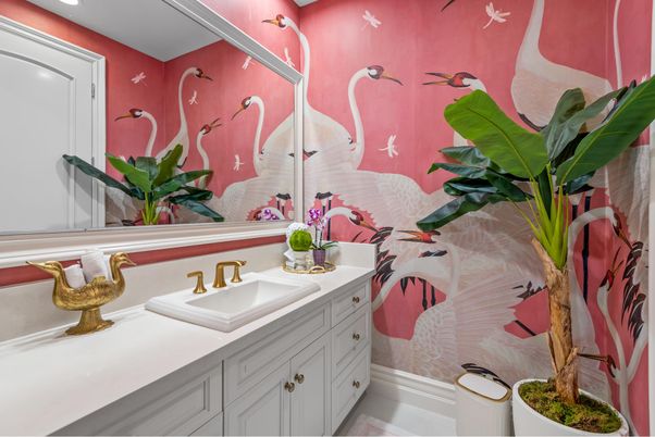 Bathroom, Interior, Recessed Lighting