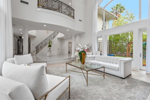 Interior, Living room, Recessed Lighting