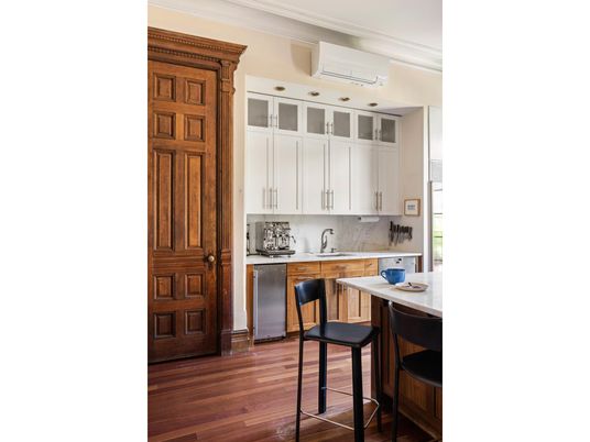 Interior, Kitchen, Wood Texture Flooring
