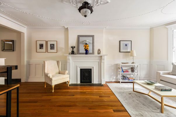 Fireplace, Interior, Wood Texture Flooring