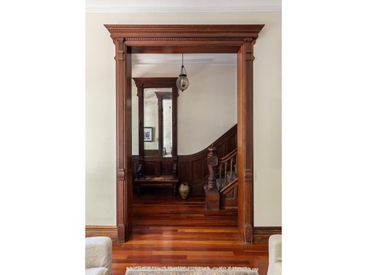Interior, Pendant Lights, Wood Texture Flooring