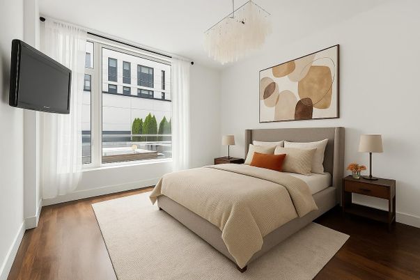 Bedroom, Interior, Wood Texture Flooring