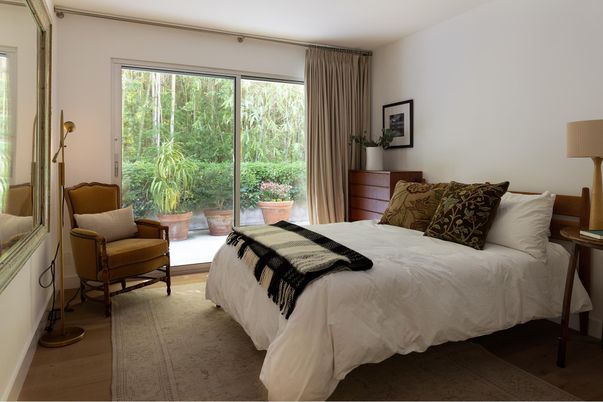 Bedroom, Interior, Wood Texture Flooring
