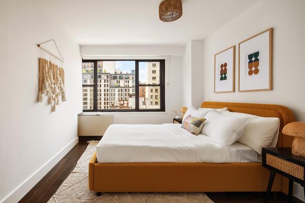 Bedroom, Interior, Wood Texture Flooring