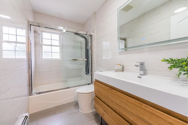Bathroom, Glass Shower, Interior