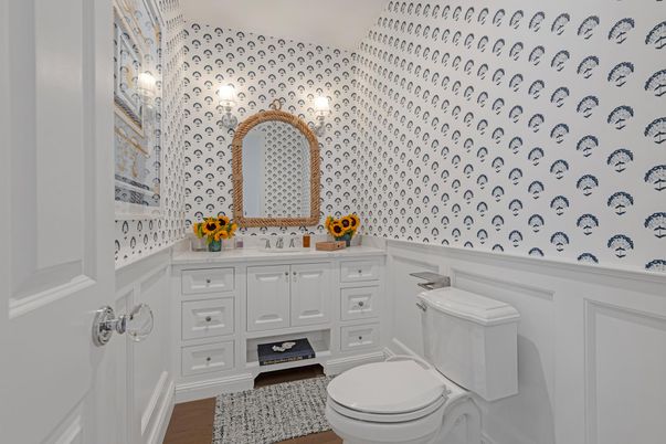 Bathroom, Interior, Wood Texture Flooring