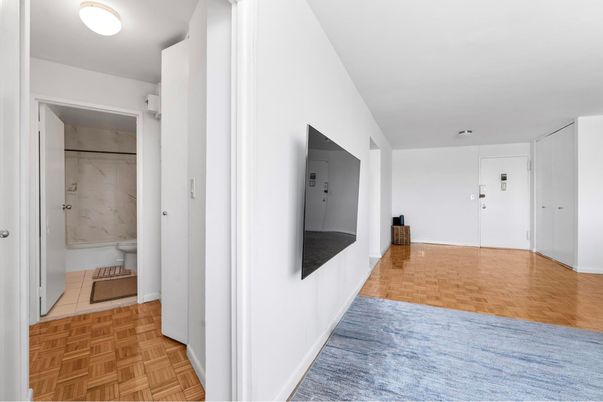 Bathroom, Interior, Marble Walls, Wood Texture Flooring
